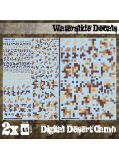 Green Stuff World - Waterslide Decals - Digital Desert Camo