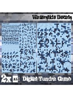 Green Stuff World - Waterslide Decals - Digital Tundra Camo