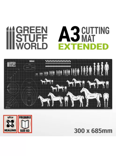 Green Stuff World - Scale Cutting Mat A3 Extended