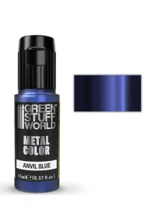   Green Stuff World - Acrylic Metal Paint - VIVID - Anvil Blue 17ml