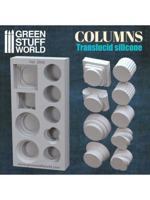 Green Stuff World - Columns Silicone Mould