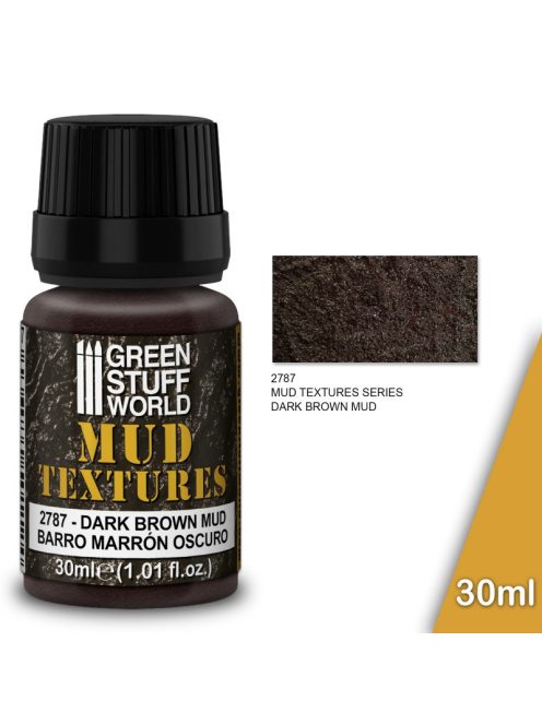 Green Stuff World - Mud Textures - Dark Brown Mud 30 ml