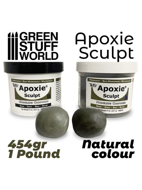 Green Stuff World - APOXIE SCULPT 1Lb Natural 