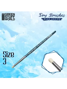 Green Stuff World - Round Brush - size #3 DRY BRUSH
