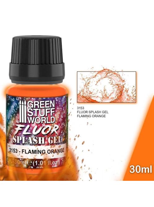 Green Stuff World - Splash Gel FLAMING Fluor Orange 30ml