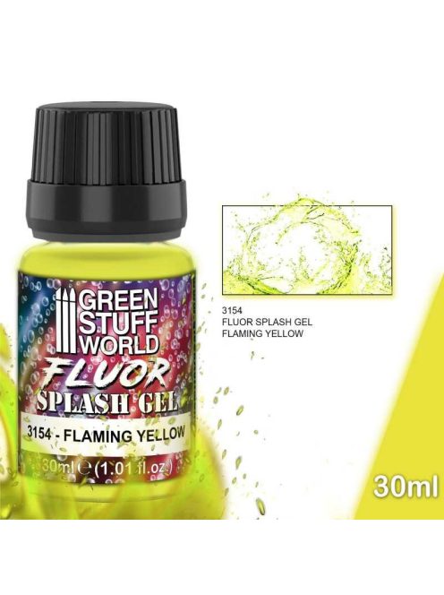 Green Stuff World - Splash Gel FLAMING Fluor Yellow 30ml