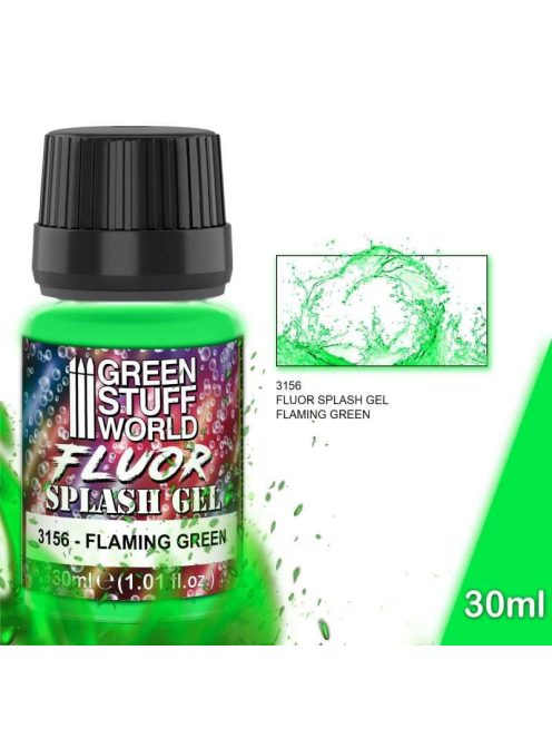 Green Stuff World - Splash Gel FLAMING Fluor LIME GREEN 30ml