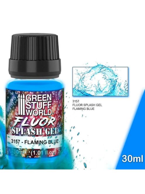 Green Stuff World - Splash Gel FLAMING Fluor BLUE 30ml