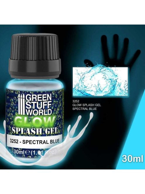 Green Stuff World - Splash gel Glow - Spectral AQUA TURQUOISE 30ml