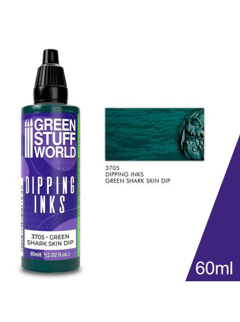 Green Stuff World - Dipping Ink 60 Ml - Green Shark Skin Dip