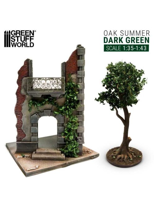 Green Stuff World - Ivy Foliage - Dark Green Oak - Large (1:35-1:43)