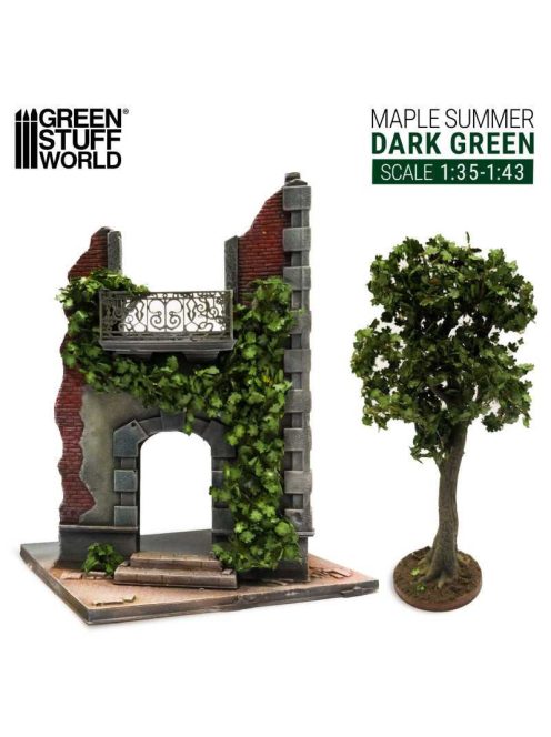 Green Stuff World - Ivy Foliage - Dark Green Maple - Large (1:35-1:43)