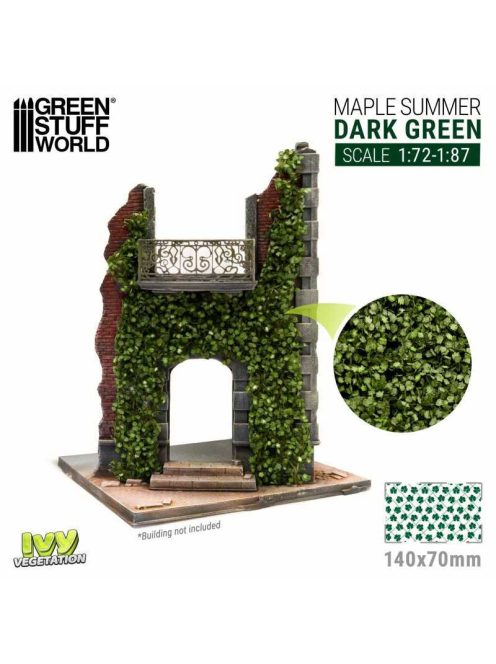 Green Stuff World - Ivy Foliage - Dark Green Maple - Small (1:72-1:87)