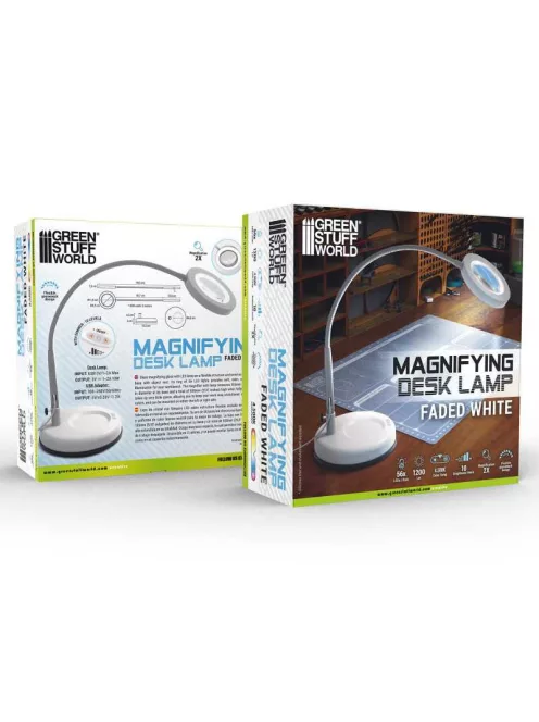 Green Stuff World - Magnifying desk lamp - WHITE
