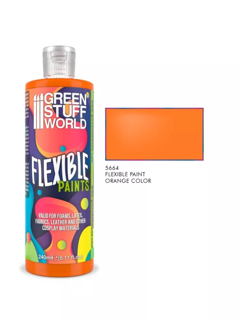 Green Stuff World - Flexible Paint - 240 ml - Naranja / Orange