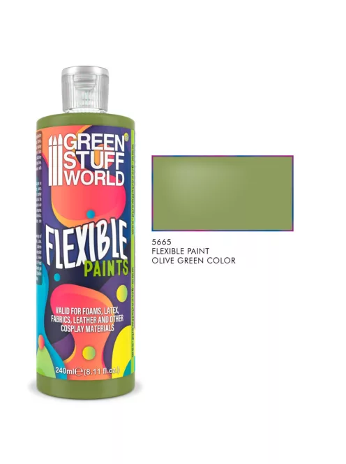 Green Stuff World - Flexible Paint - 240 ml - Verde Oliva / Olive Green