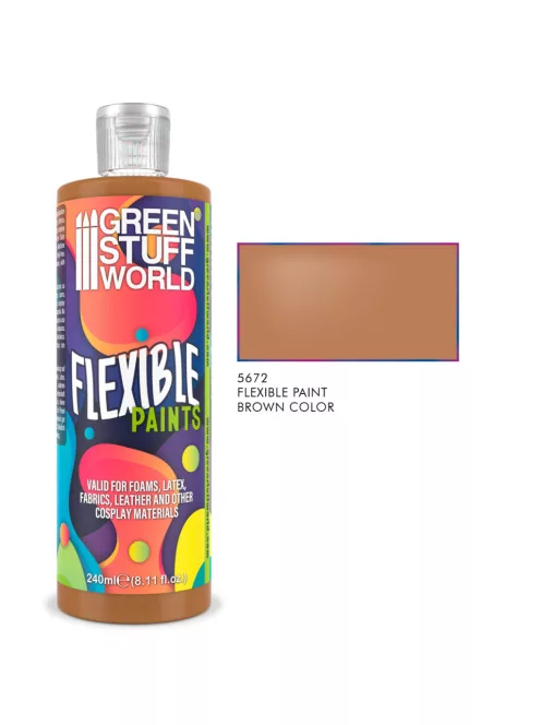 Green Stuff World - Flexible Paint - 240 ml - Brown / Marron