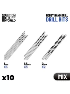 Green Stuff World - Drill bits MIX x10
