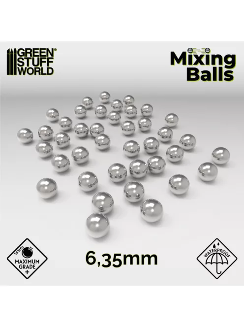 Green Stuff World - Mixing balls 6.35 mm - Set of 40 pcs.