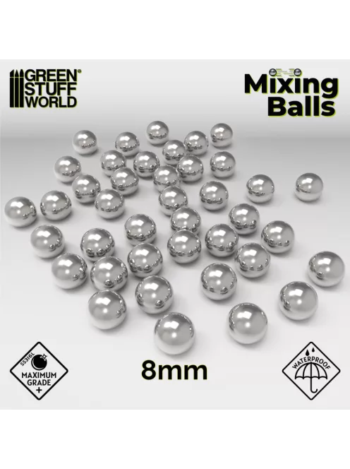 Green Stuff World - Mixing balls 8 mm - Set of 40 pcs.