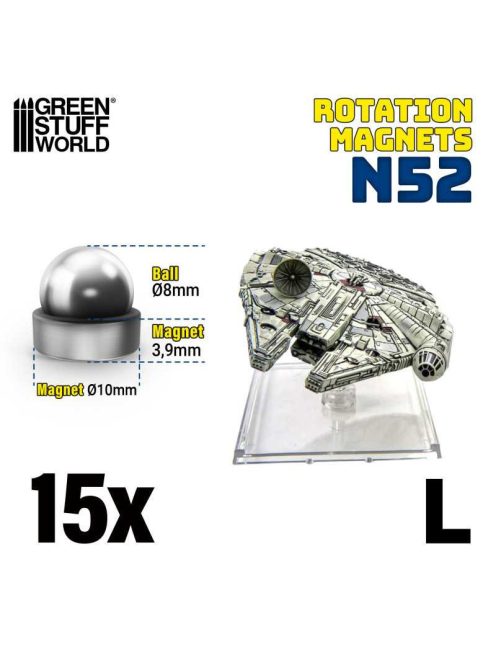 Green Stuff World - Rotation Magnets 8+10mm (SIZE L) PACK