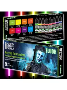 Green Stuff World - Set x8 Fluor Paints