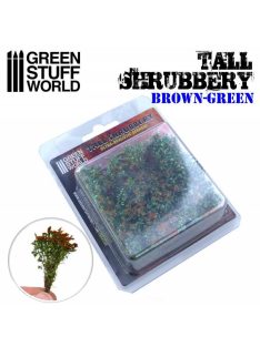 Green Stuff World - Tall Shrubbery - Brown Green (8x8x3cm)