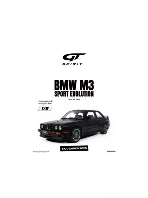 GT Spirit - 1990 BMW M3 Sport Evolution *Resin Series* black II