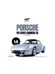  GT Spirit - 1995 Porsche 911 (993) Carrera 4S *Resin Series* silver