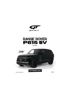 GT Spirit - 2023 Range Rover P615 SV *Resin* black