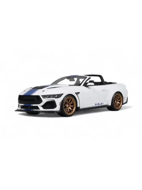 GT Spirit - 1:18 Ford Mustang Shelby Super Snake Cabriolet Oxford White 2025 - 