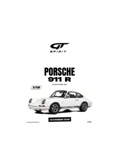   GT Spirit - 1967 Porsche 911 R *Resin serie* Grand Prix white