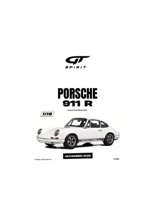 GT Spirit - 1967 Porsche 911 R *Resin serie* Grand Prix white