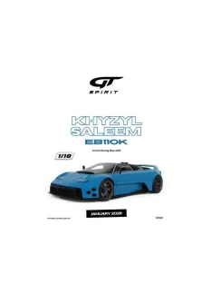   GT Spirit - 2025 Khyzyl Saleem EB110K *Resin serie* French racing blue