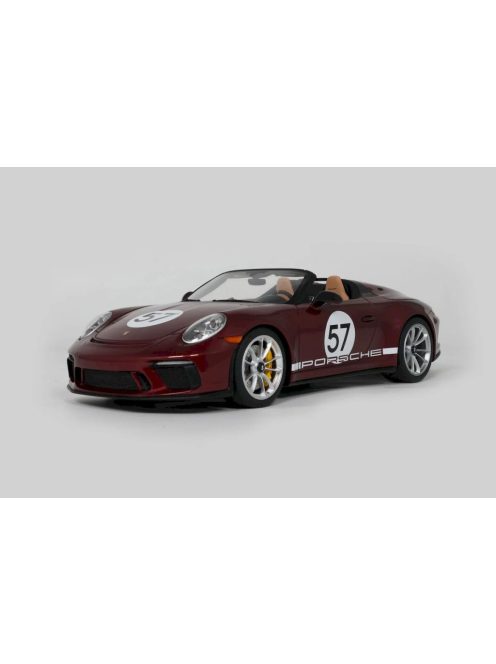 GT Spirit -  Porsche 911 (991.2) Speedster #57 "Spider Heritage Edition" Cherry Metallic 2019 - 