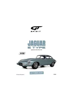   GT Spirit - 1961 Jaguar E Type *Resin serie* opalescent silver blue