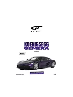 GT Spirit - 2020 Koenigsegg Gemera *Resin serie* purple