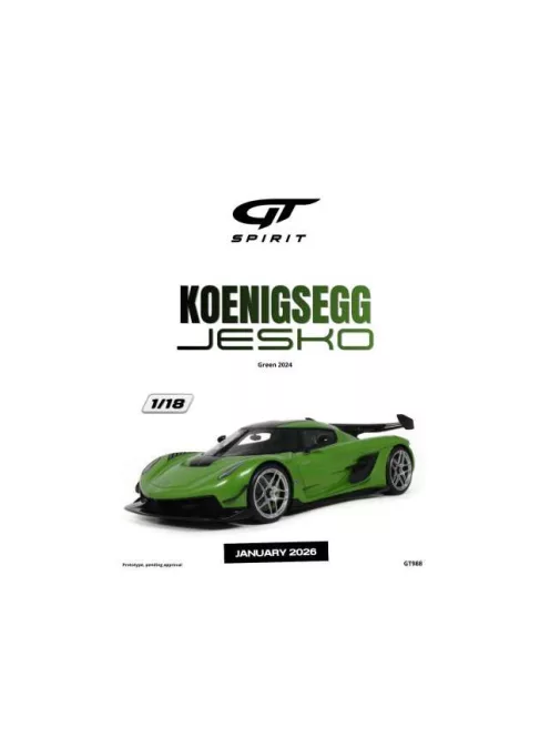 GT Spirit - 2024 Koenigsegg Jesko *Resin serie* green