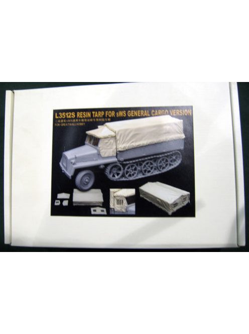 Lion Roar-Greatwallhobby - Resin Tarp for Ger. sWS Gen. Cargo Vers.