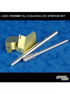  Great Wall Hobby - 1/35 Upgrade Set for WWII German Rheinmetall 12.8cm K44 L/55 Anti-Tank Gun                          