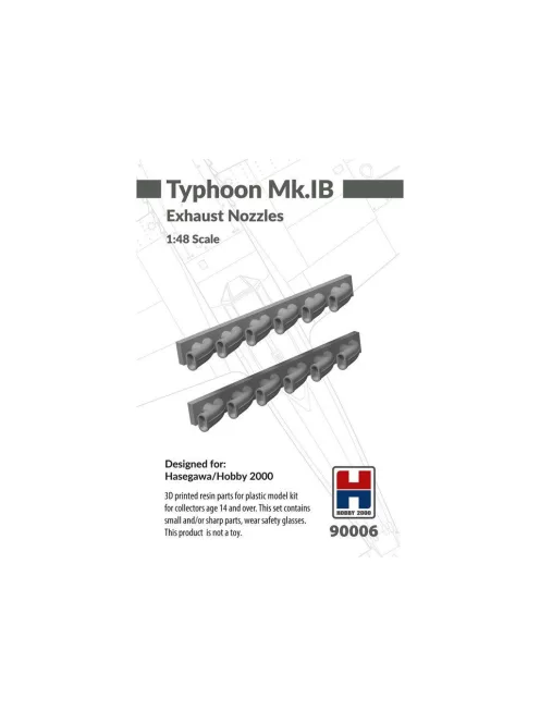 Hobby 2000 - Typhoon Mk. IB Exhaust Nozzles
