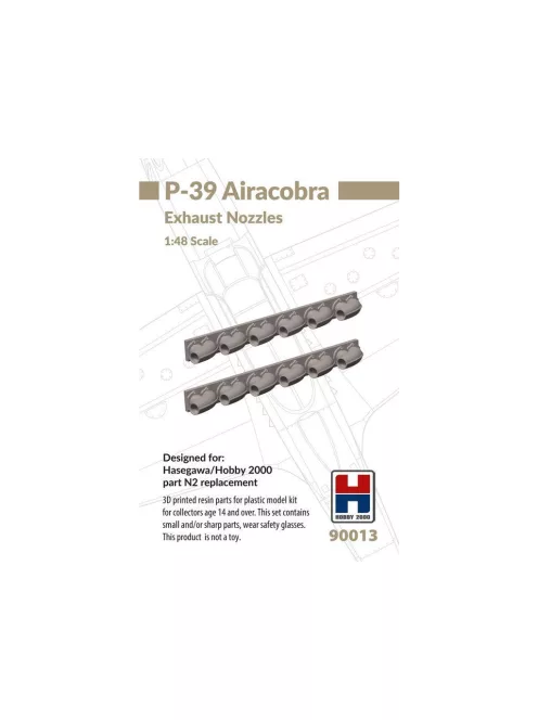 Hobby 2000 - P-39 Airacobra Exhaust Nozzles