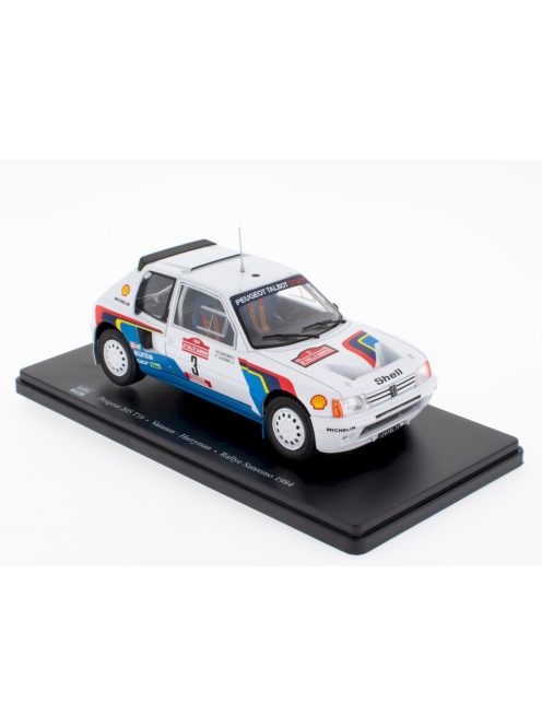 Hachette - 1:24 Peugeot 205 T16 - Vatanen-Harryman - Rallye Sanremo 1984 – Hachette