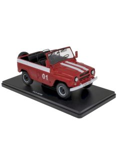   Hachette - 1:24 UAZ 469B in Fire Department livery – 1972 – HACHETTE – damaged blister package