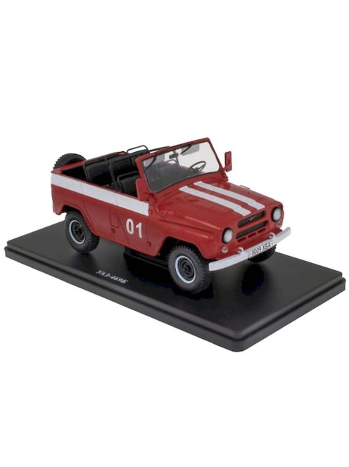 Hachette - 1:24 UAZ 469B in Fire Department livery – 1972 – HACHETTE – damaged blister package