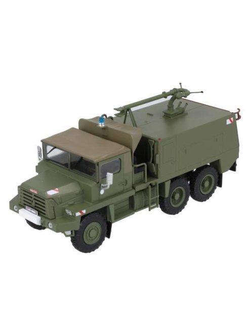 Hachette - 1:43 Berliet GBC 8KT Militaire Incendie Aeroport, Green, 1969 - Hachette