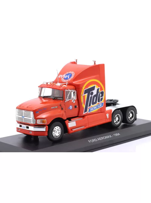 Hachette - 1:43 Ford Aeromax Tide Racing Team Truck Orange 1994 (Base Plate and Blister Boxed)