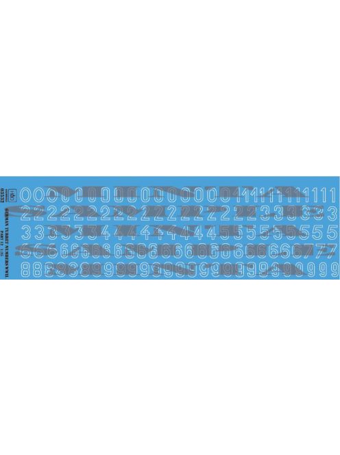 HAD models - German ww2 turret numbers part 12 (decal code: 03532)