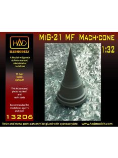   HAD models - MiG-21 MF mach-cone for Trumpeter kit resin set 1:32			
