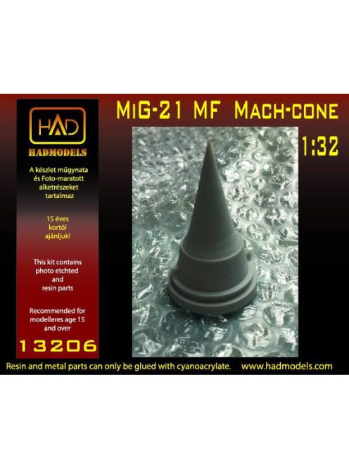 HAD models - MiG-21 MF mach-cone for Trumpeter kit resin set 1:32			